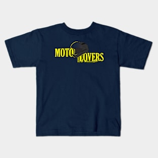 moto helmet Kids T-Shirt